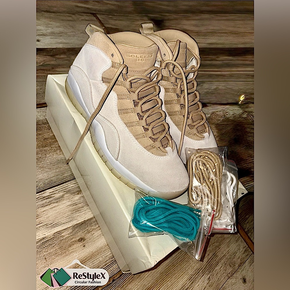 🛍️SoleFly; Miami🔥 Air Jordan 10 “SoleFly” 10th Anniversary Sneakers – (9.5) |🌟
